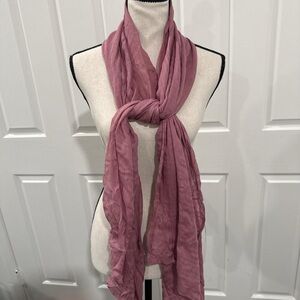 Used | Original VELA Mermaid Pink Woven Modal Scarf/Hijab